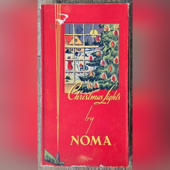 Noma Other - Vintage 1939 Christmas Lights By Noma in Original Box Bakelite C7